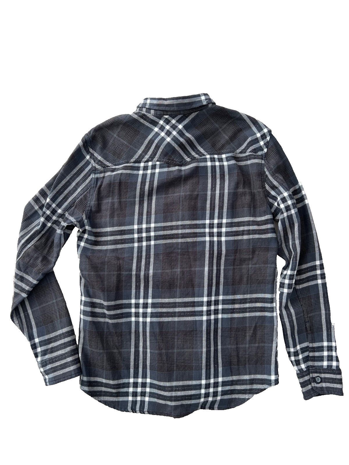 John Varvatos John Varvatos Dale Plaid Button-Up Shirt Iron Grey ( M ) Size US M / EU 48-50 / 2 - 3 Thumbnail