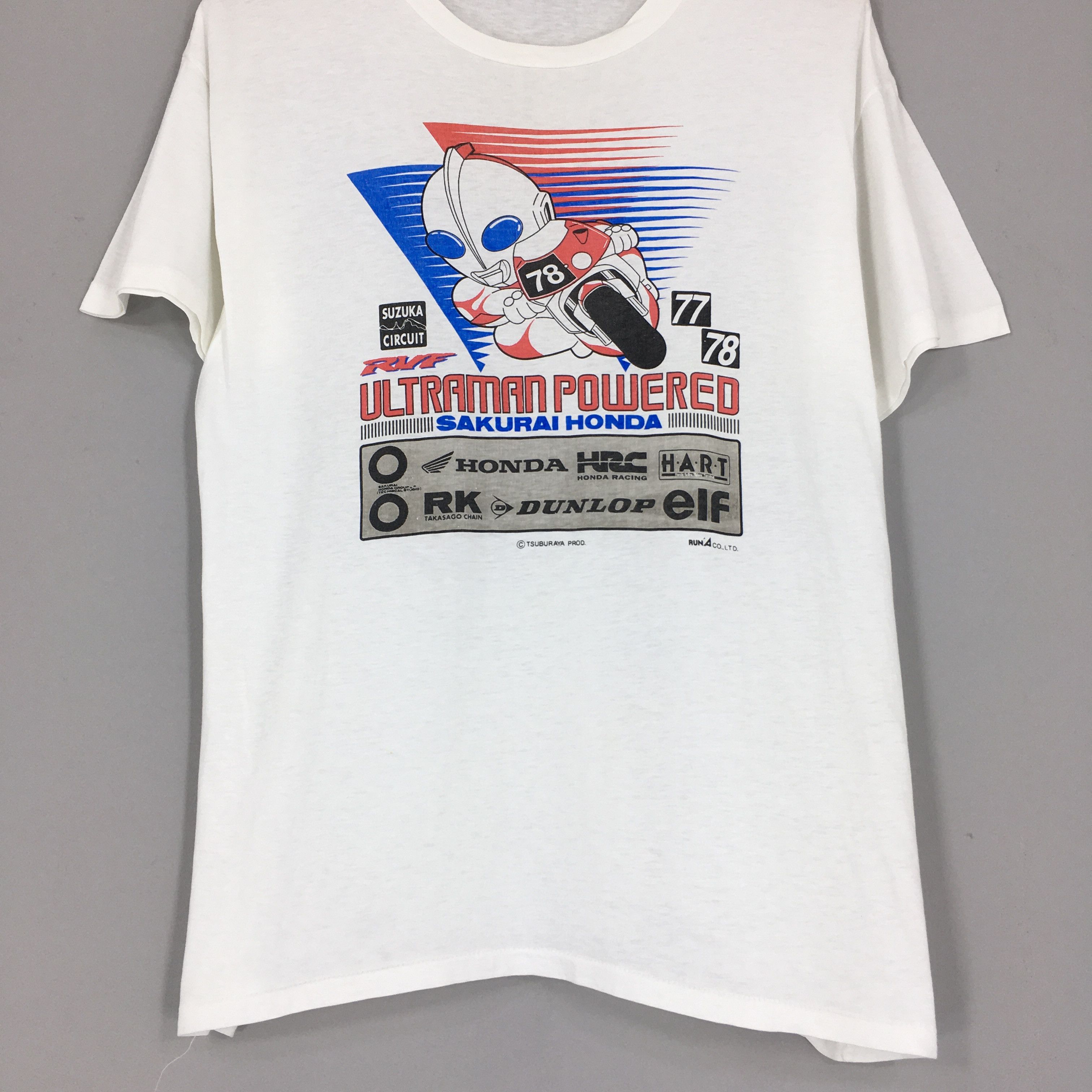 Anime × Japanese Brand × Vintage Vintage 90s Ultraman Powered Sakurai Honda T Shirt Medium Size US M / EU 48-50 / 2 - 3 Thumbnail