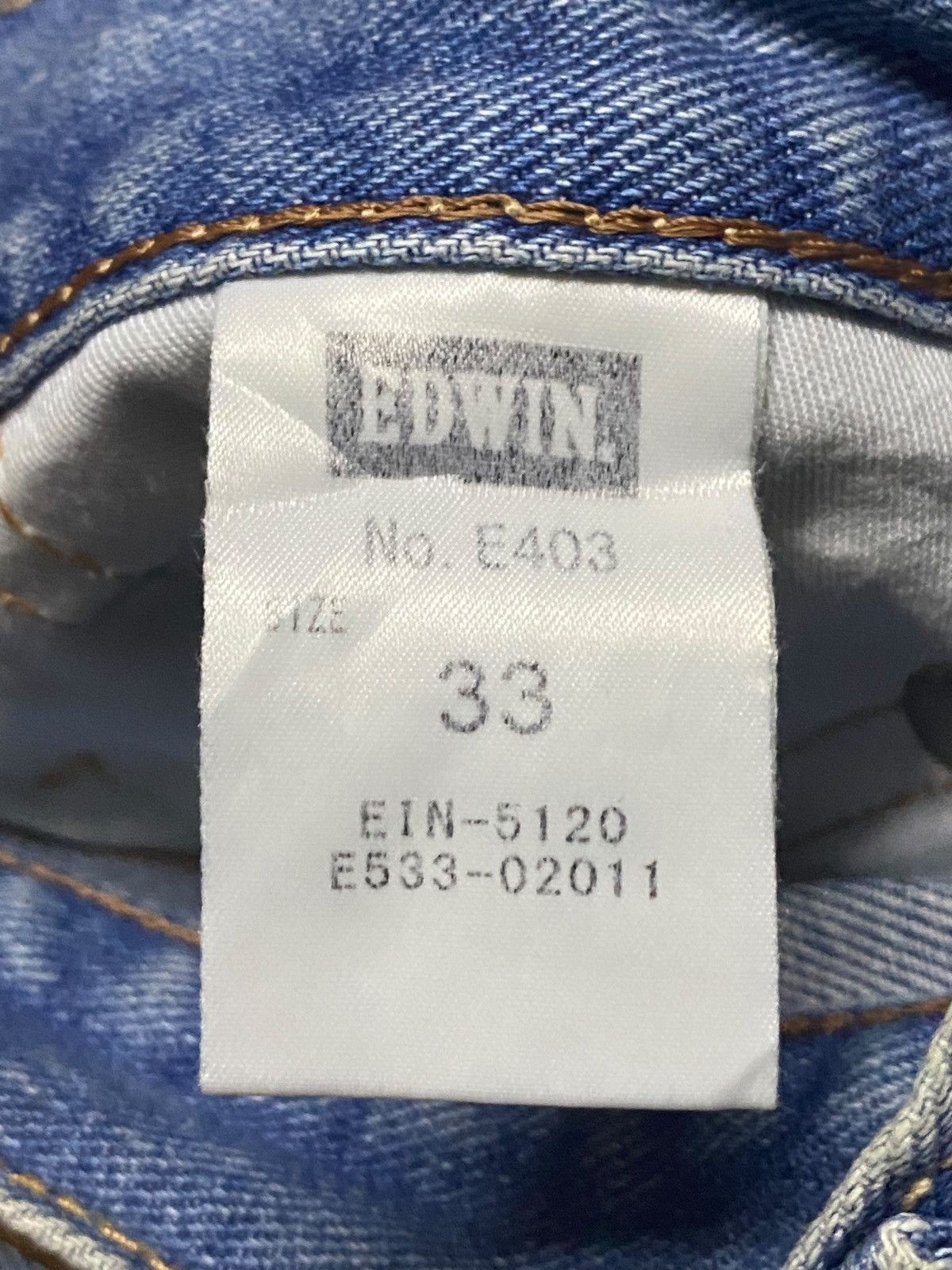 Edwin Vintage Edwin E 403 Grunge Distressed Jeans Size US 34 / EU 50 - 14 Thumbnail