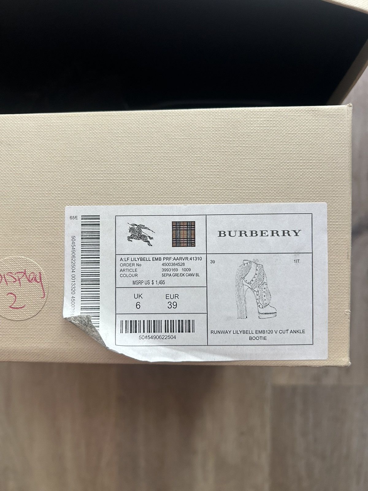 Burberry Burberry Runway Lilybell Heel Size US 8 / IT 38 - 7 Thumbnail
