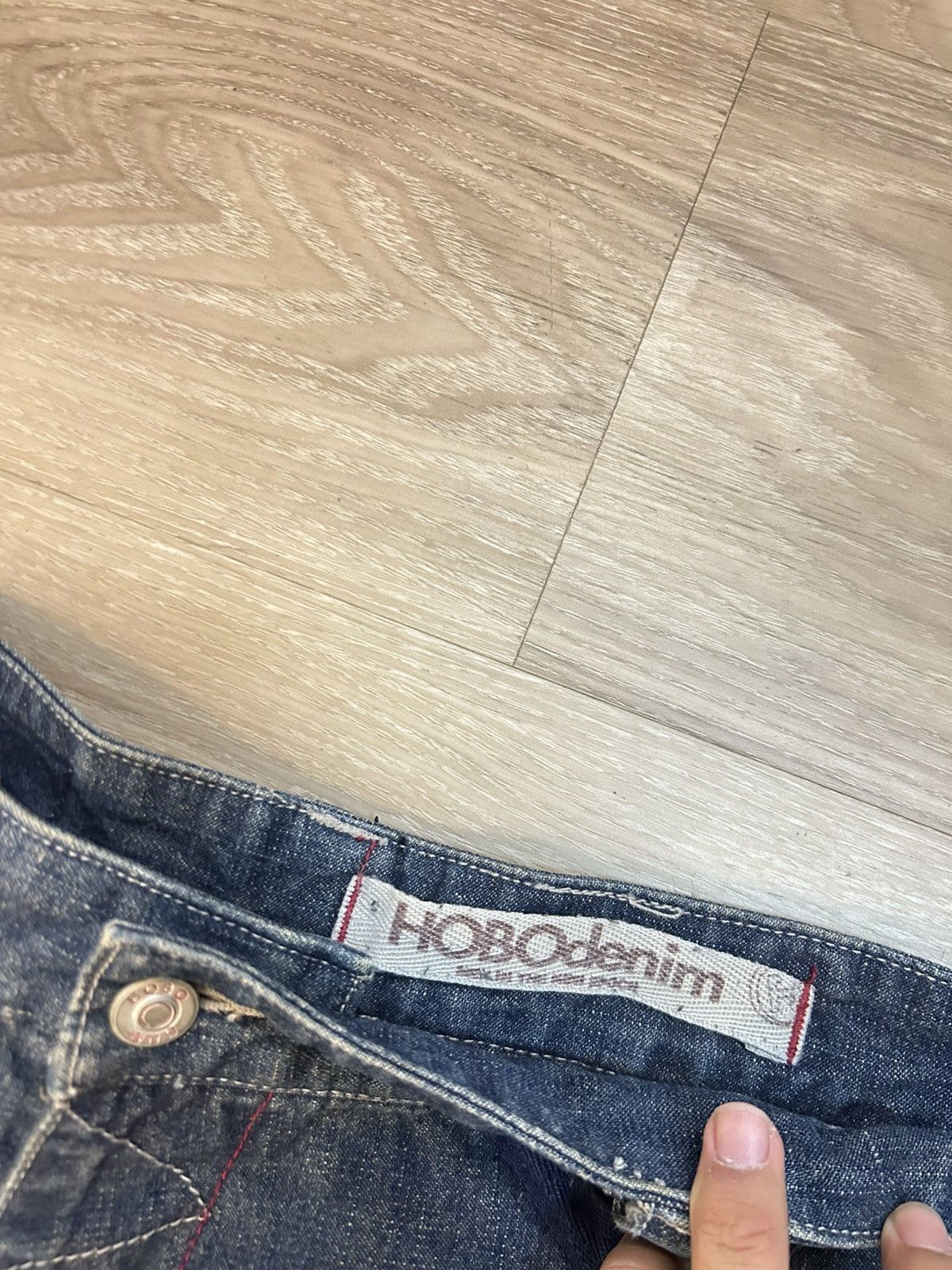 Vintage VINTAGE HOBO DENIM Baggy Cargo Pants Multi-Pocket Y2K Skater Size US 32 / EU 48 - 6 Thumbnail