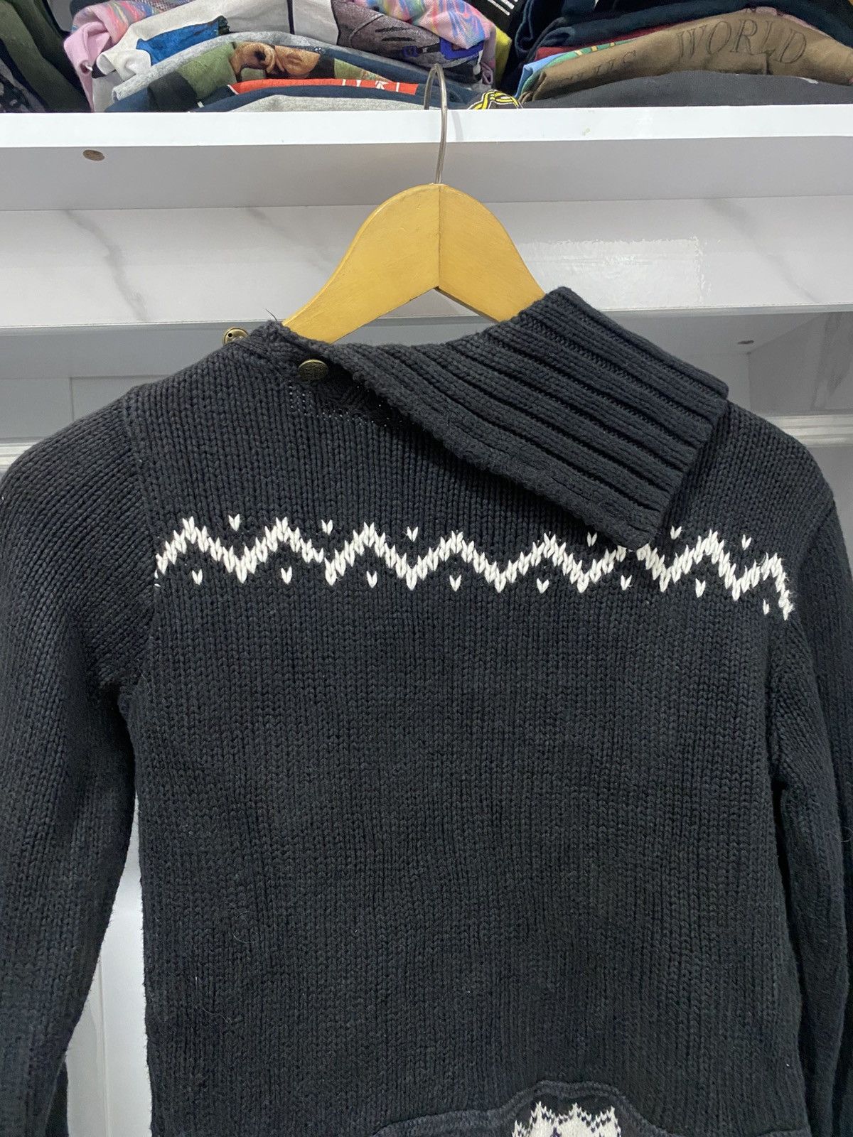 RRL Ralph Lauren × Ralph Lauren × Vintage Ralph Lauren Knitted Vintage Size S / US 4 / IT 40 - 4 Thumbnail