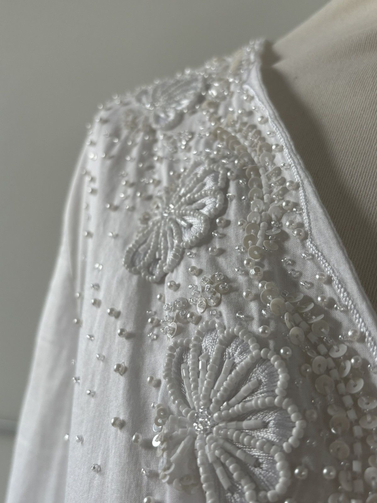 Designer Beaded flowy dress Size L / US 10 / IT 46 - 3 Thumbnail