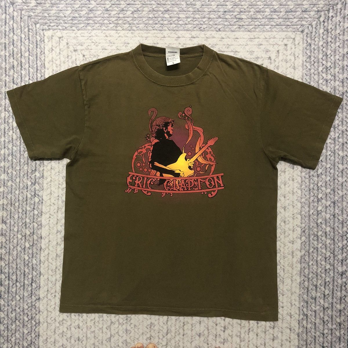 Band Tees × Vintage 91' Vintage George Harrison & Eric Clapton