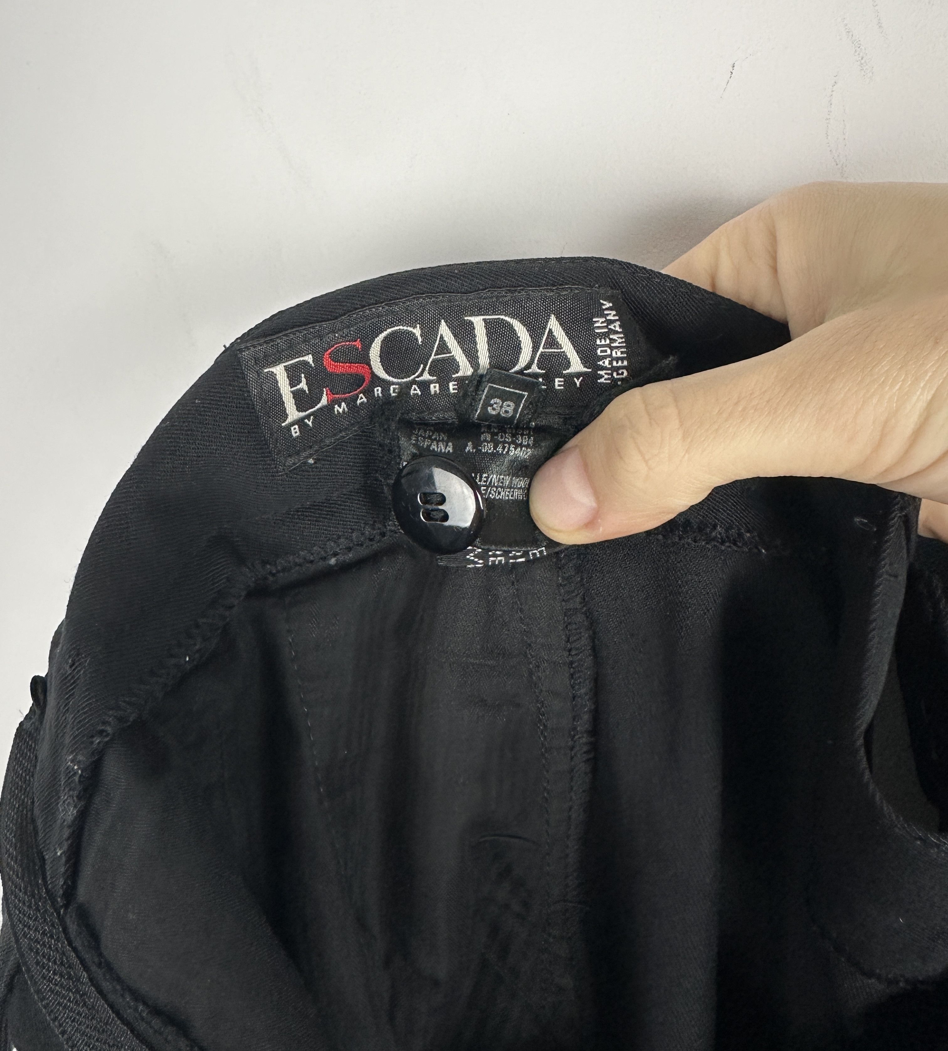 Escada Rare Escada woolen pants flared oversize wide Size 38" / US 16 / IT 52 - 9 Thumbnail
