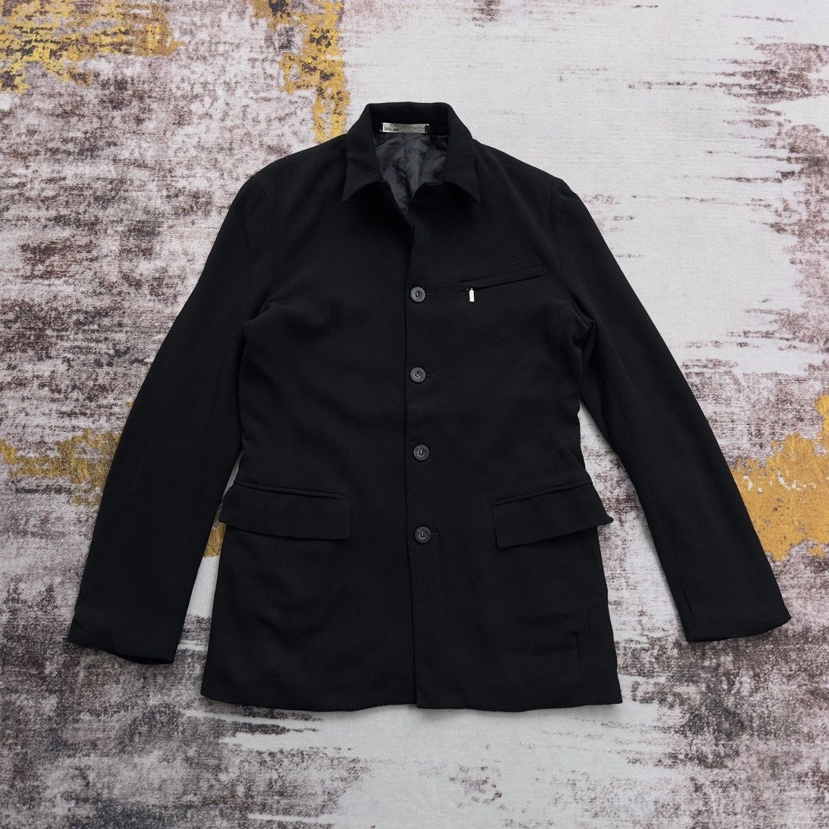 Boy London VINTAGE BOY LONDON WOOL MILITARY STYLE BLAZER JACKET Size 42R - 3 Thumbnail