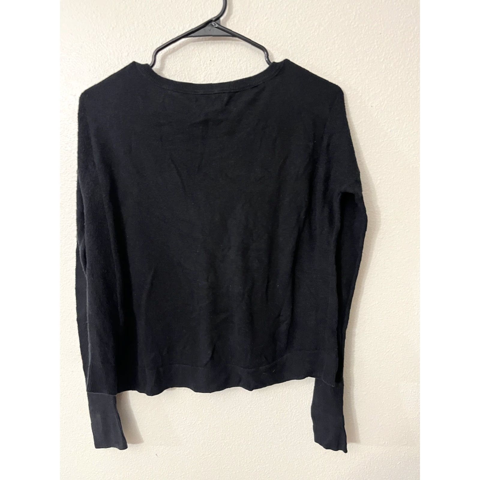 American Eagle Outfitters VINTAGE American Eagle Sweater Chunky-Knit Womens XS Red Pullover V-Neck Casual Long Sleeve Oversized Size XS / US 0-2 / IT 36-38 - 3 Thumbnail