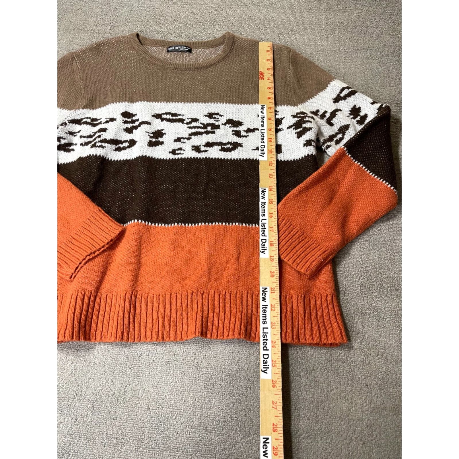 Shein SheIn Sweater Women Large Long Sleeve Brown Cardigan with Pockets Size L / US 10 / IT 46 - 2 Thumbnail