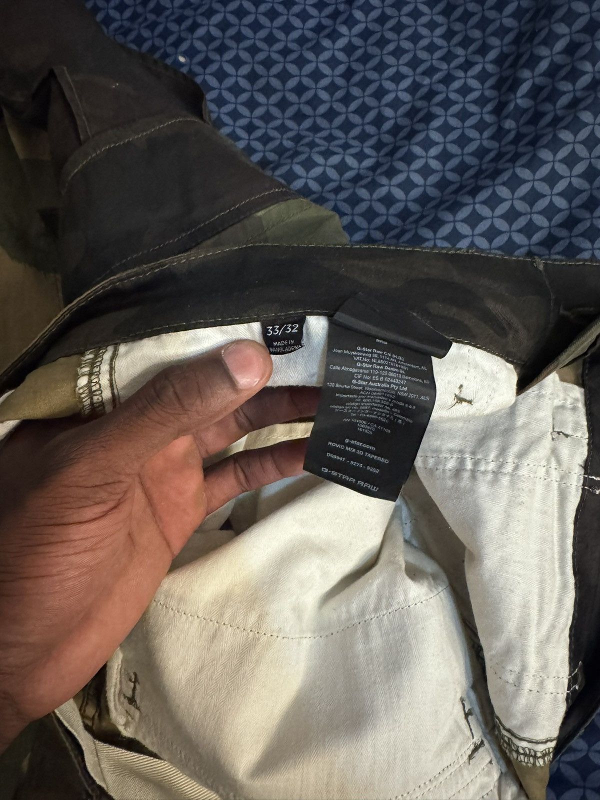 G-Star G Star Raw Camo Cargo Size US 33 - 6 Thumbnail
