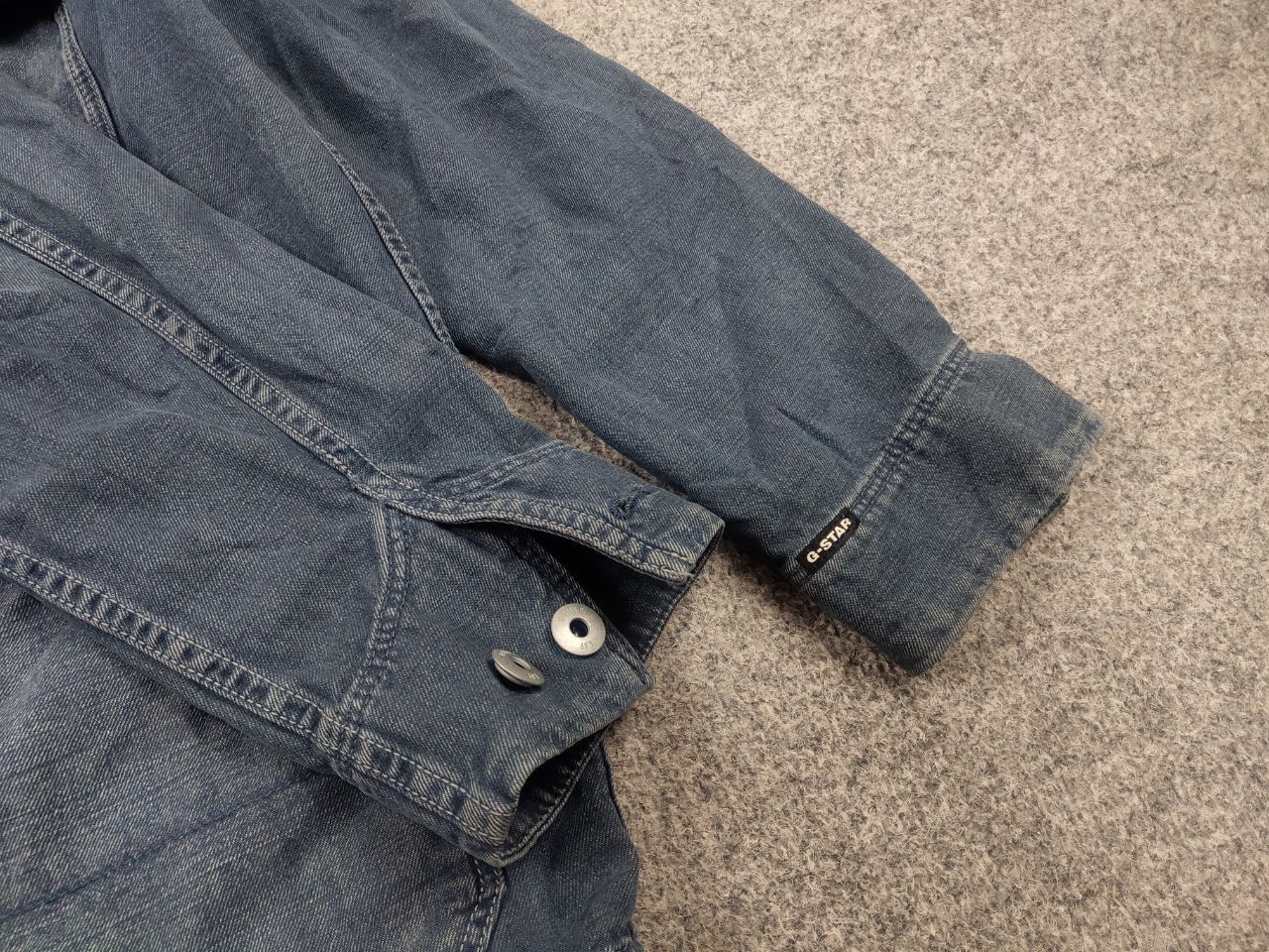 G-Star G Star Raw Shore denim Vintage Pocket Logo Jacket Japanese Size US L / EU 52-54 / 3 - 12 Thumbnail