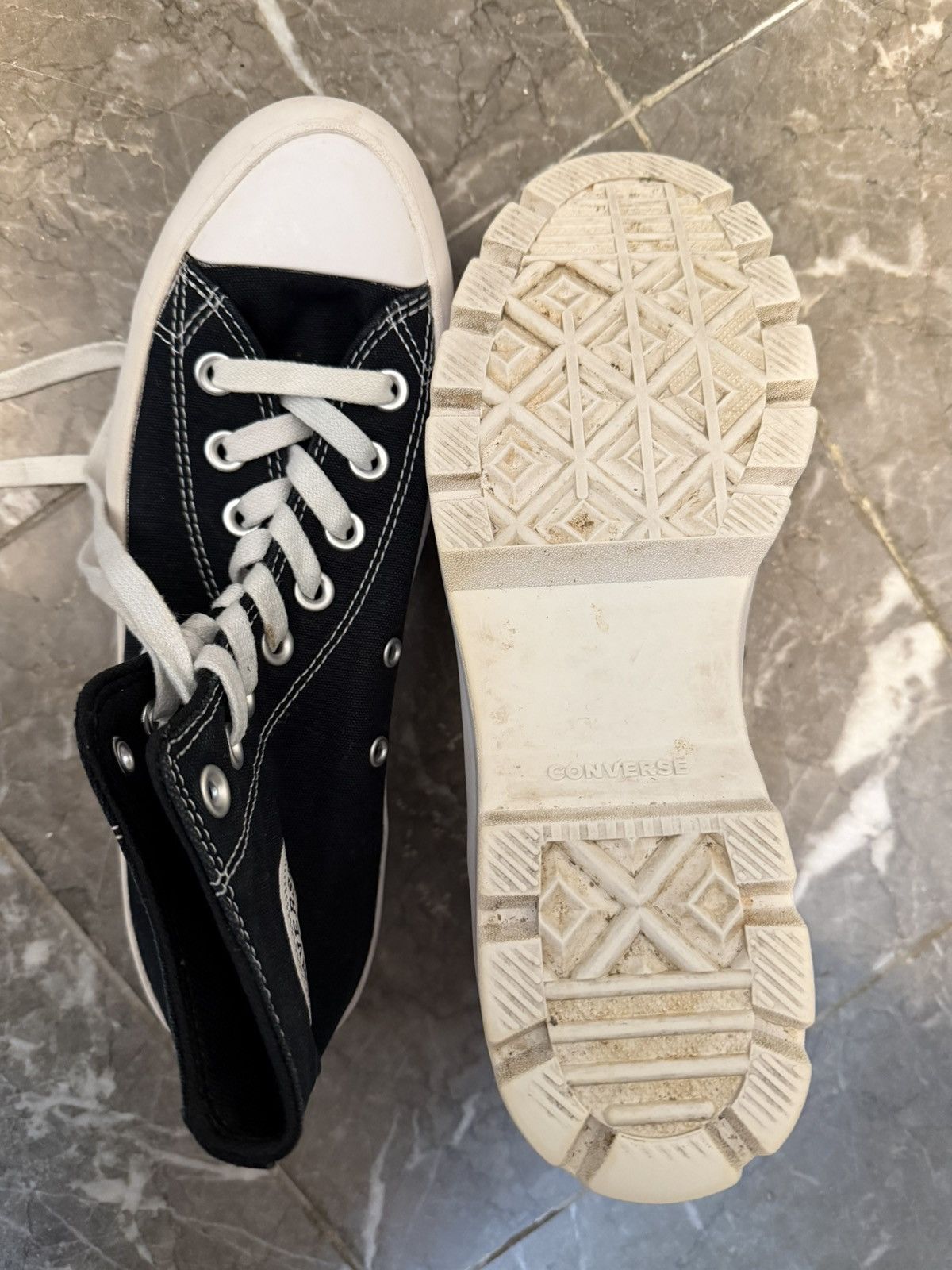 Converse Converse Chuck Taylor All Star Lift Lug Hi (Black) Size US 8.5 / IT 38.5 - 5 Thumbnail