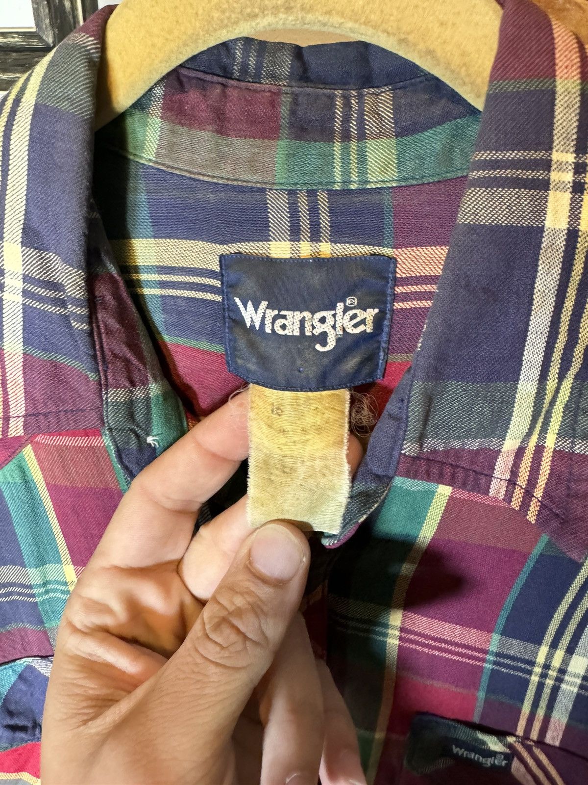 Vintage × Wrangler Vintage Wrangler Western Wear Shirt Size US L / EU 52-54 / 3 - 5 Thumbnail