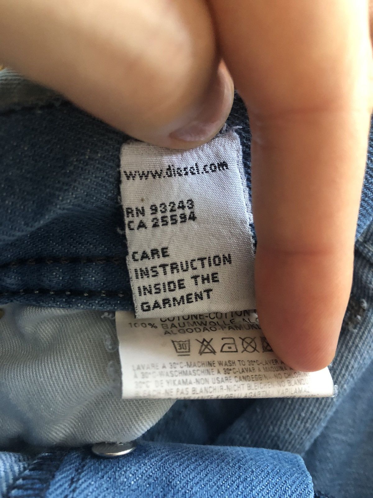 Diesel DIESEL DENIM MADE IN ITALY QUALITY JEANS Size US 30 / EU 46 - 8 Thumbnail