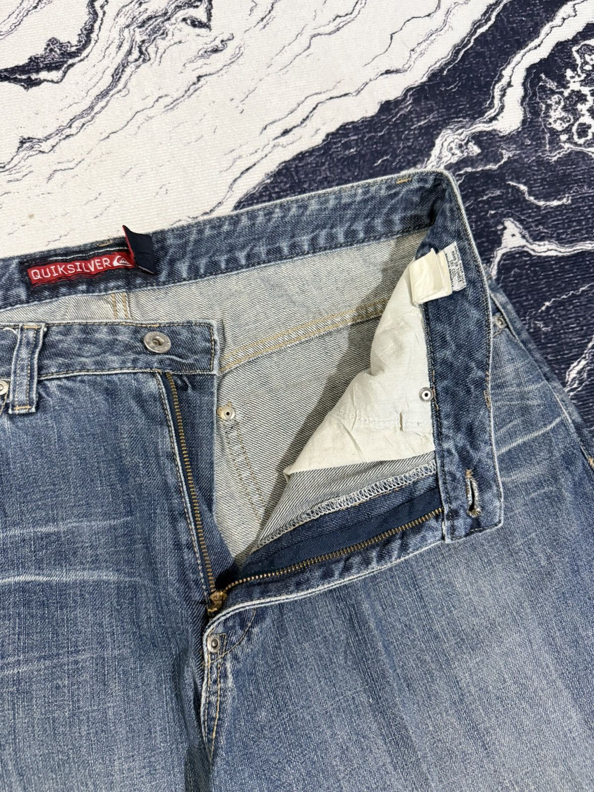 Quiksilver Vintage quicksilver baggy jeans Size US 32 / EU 48 - 7 Thumbnail