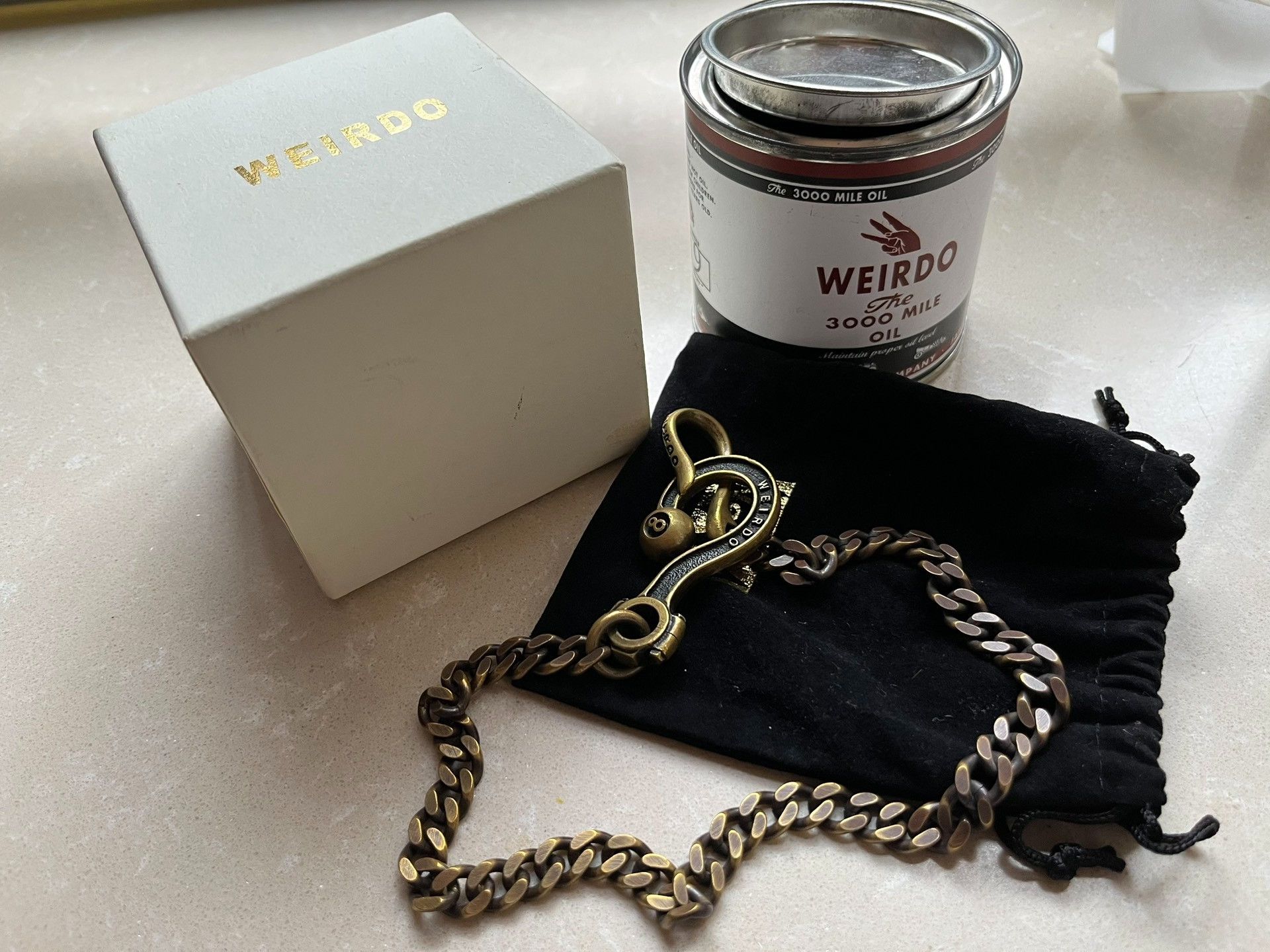 Other Weirdo Brass Pants Wallet Chain Size ONE SIZE - 1 Thumbnail