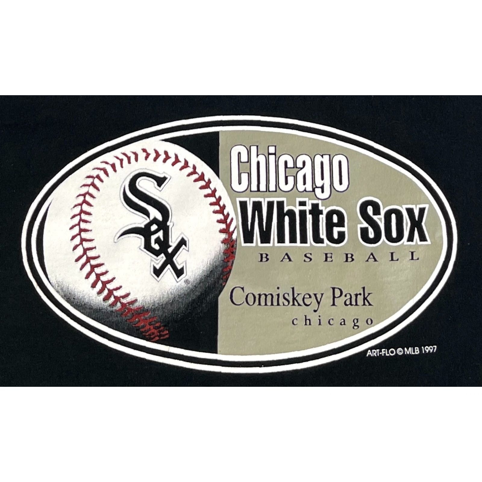 Fruit Of The Loom VINTAGE Men's Chicago White Sox Comiskey Park T-Shirt Sz L Shirt Size US L / EU 52-54 / 3 - 3 Thumbnail
