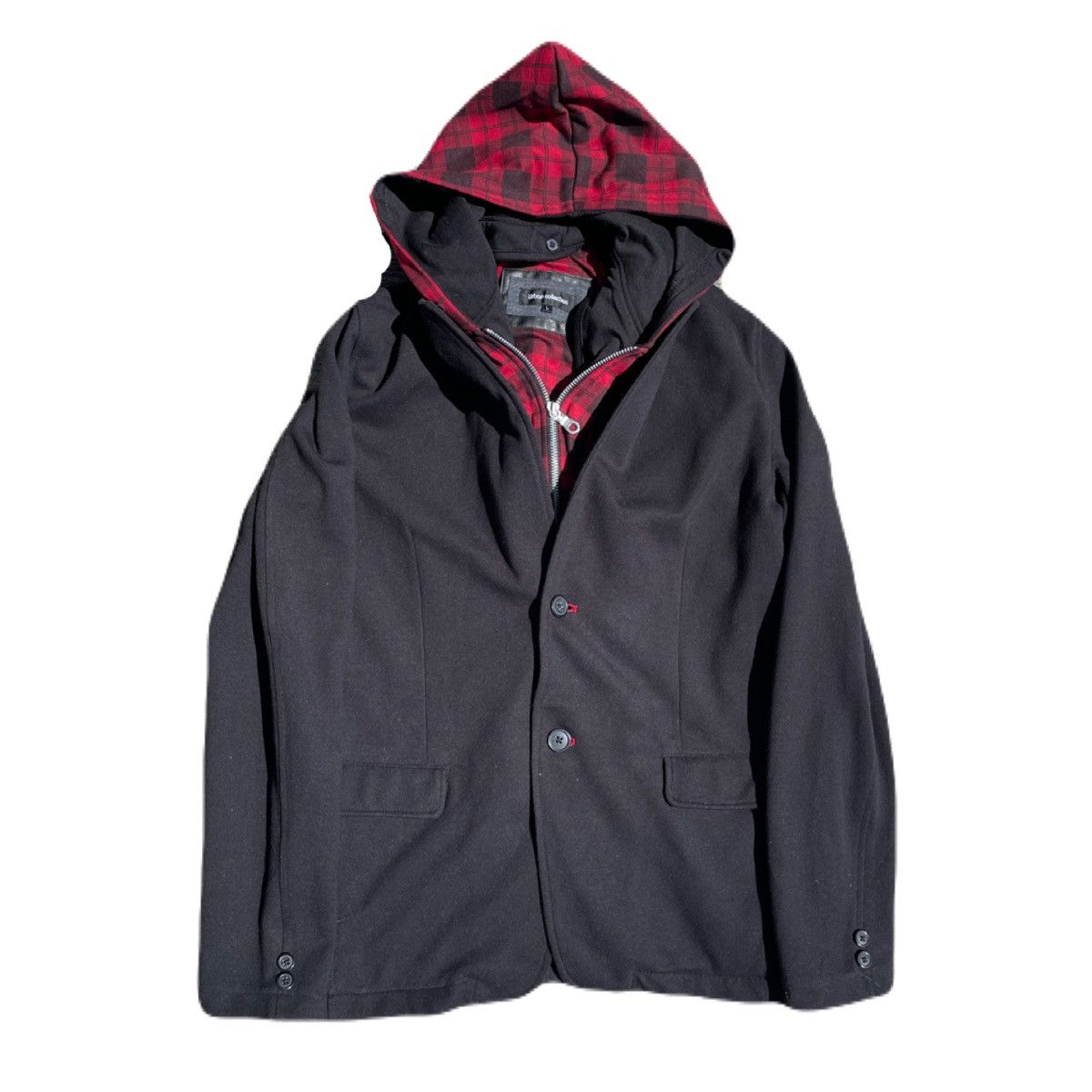 If Six Was Nine 2000s Japanese archive Vkei Docking Hooded Jacket Gyaruo Y2K Size US S / EU 44-46 / 1 - 4 Thumbnail