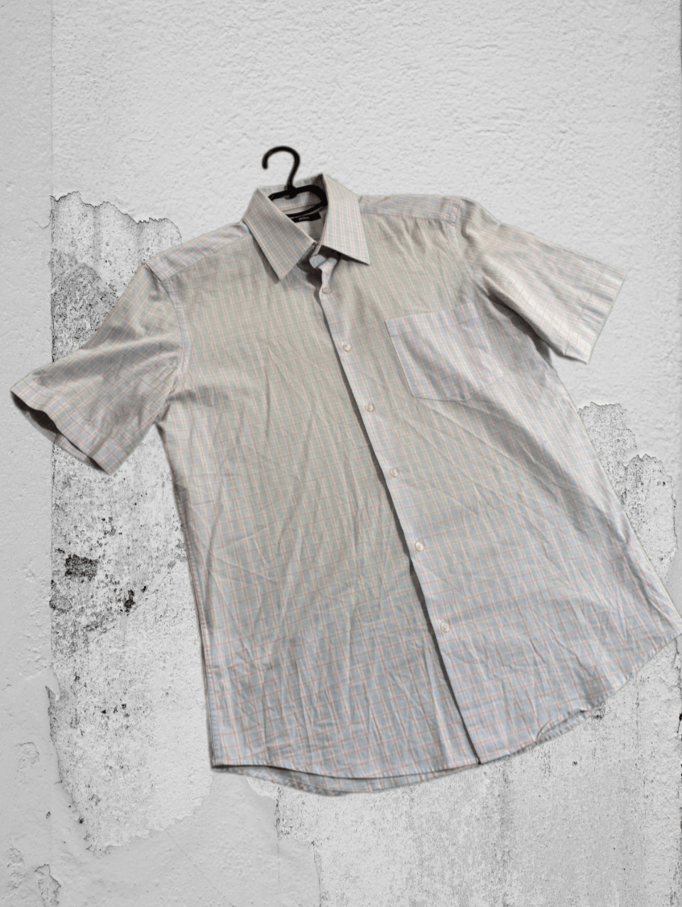 Hugo Boss × Vintage Hugo Boss Plaid Check Robbie Shirt Slim Fit Size US M / EU 48-50 / 2 - 1 Thumbnail