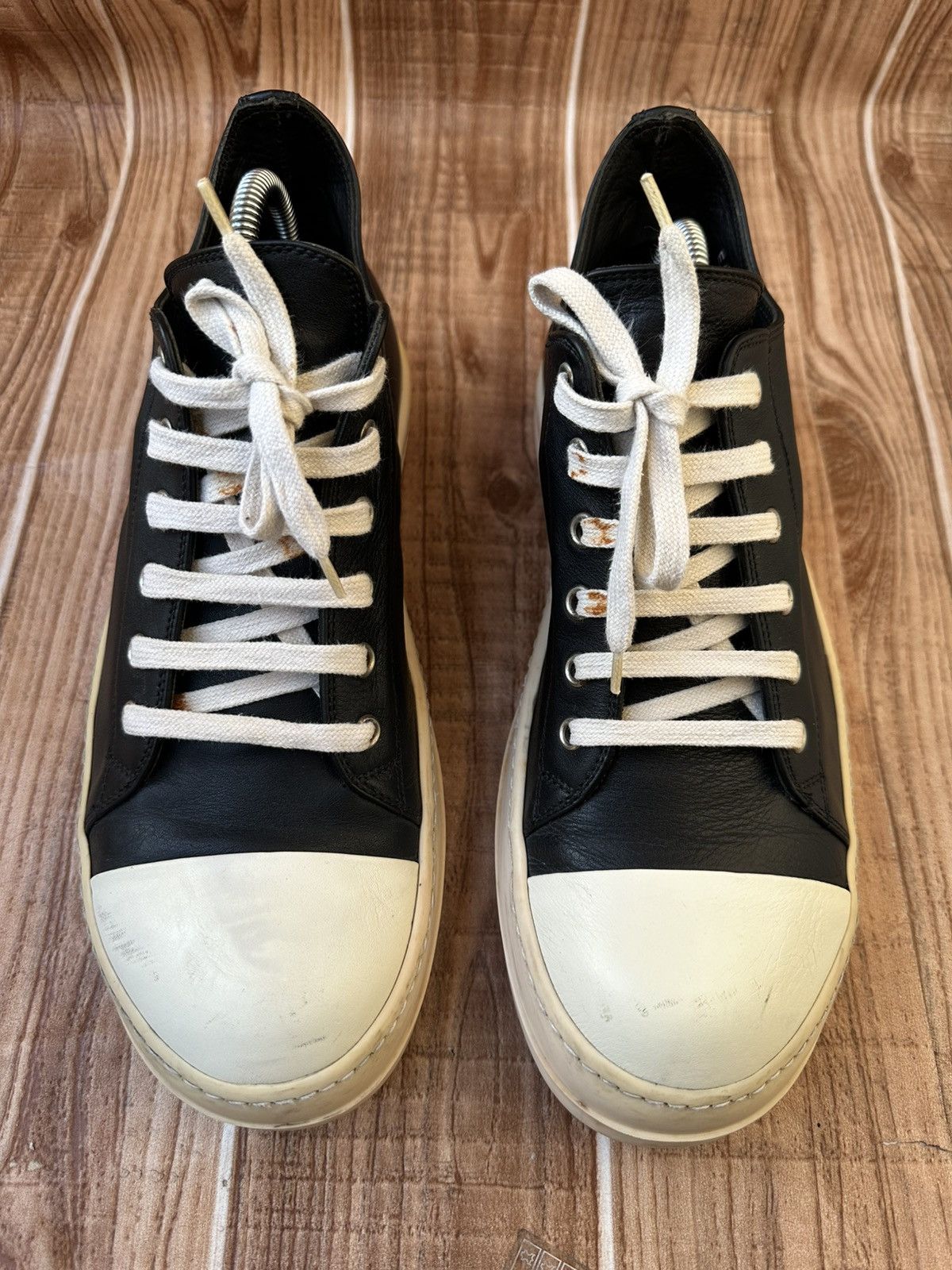 Rick Owens Rick Owens SS16 Leather Mainline Ramones Calf Leather Size US 8.5 / EU 41-42 - 3 Thumbnail