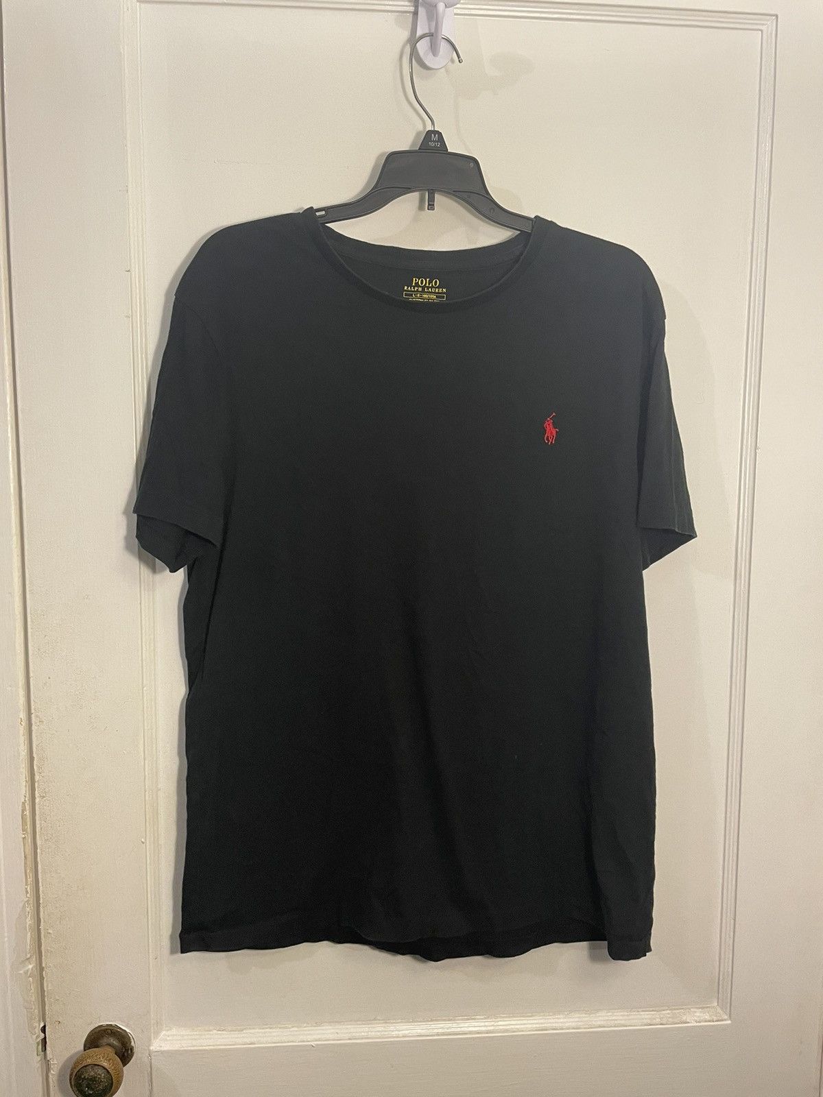 Designer × Polo Ralph Lauren Men’s Large Black and Red Polo Tee Size US L / EU 52-54 / 3 - 1 Thumbnail