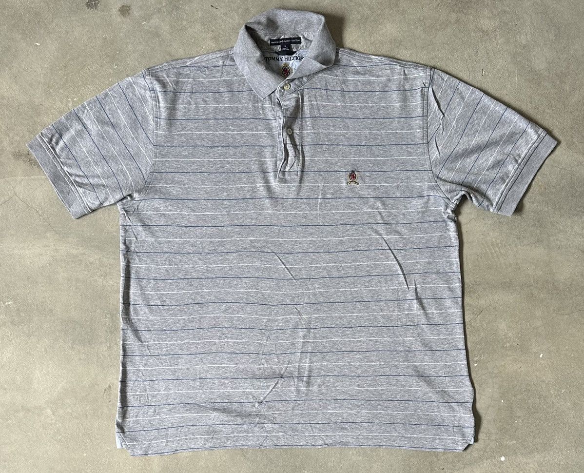 Tommy Hilfiger VINTAGE TOMMY HIILFIGER CREST LOGO TEE Size US M / EU 48-50 / 2 - 1 Thumbnail