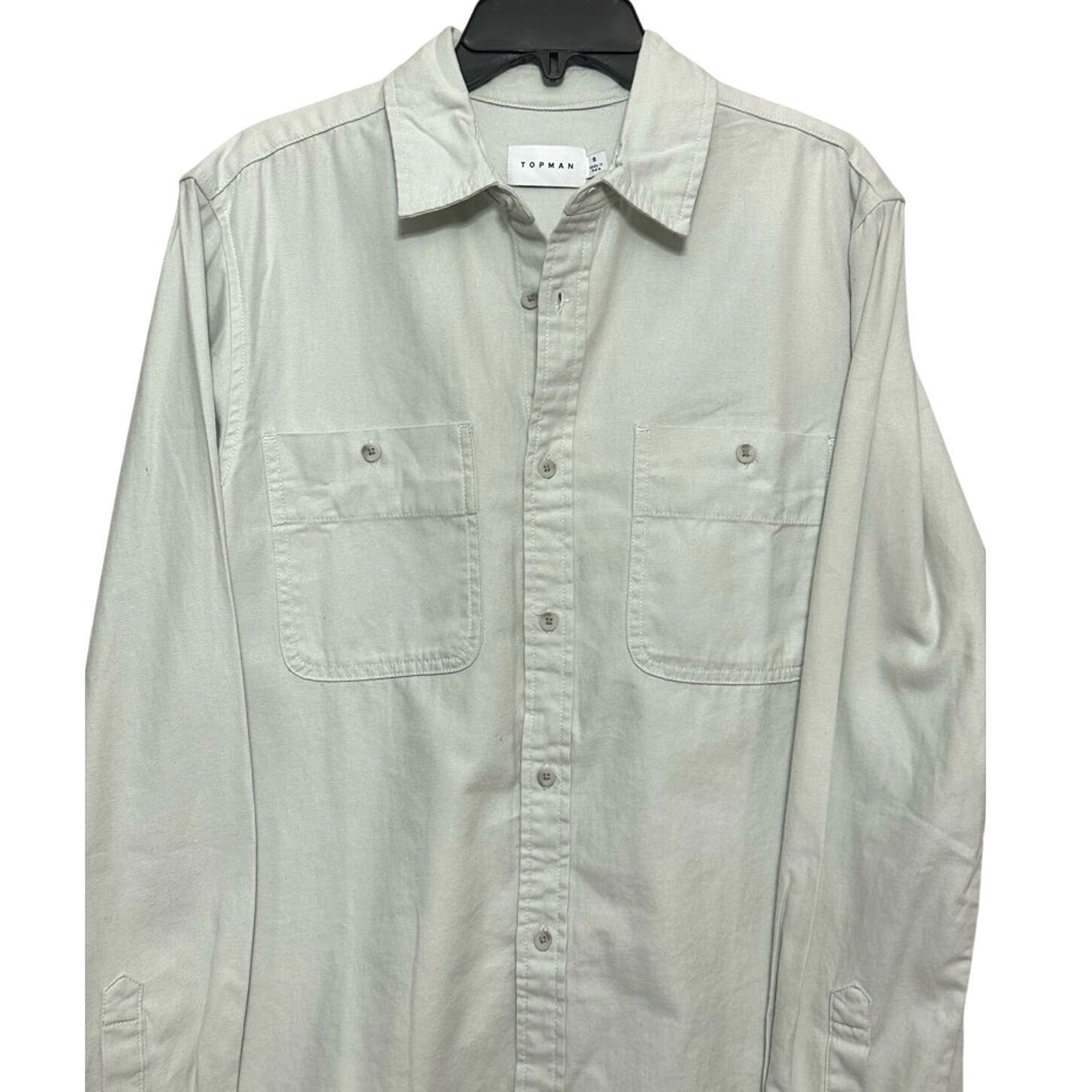 Topman Topman Button Up Shirt Long Sleeve Green Men's S NWOT Size US S / EU 44-46 / 1 - 2 Thumbnail