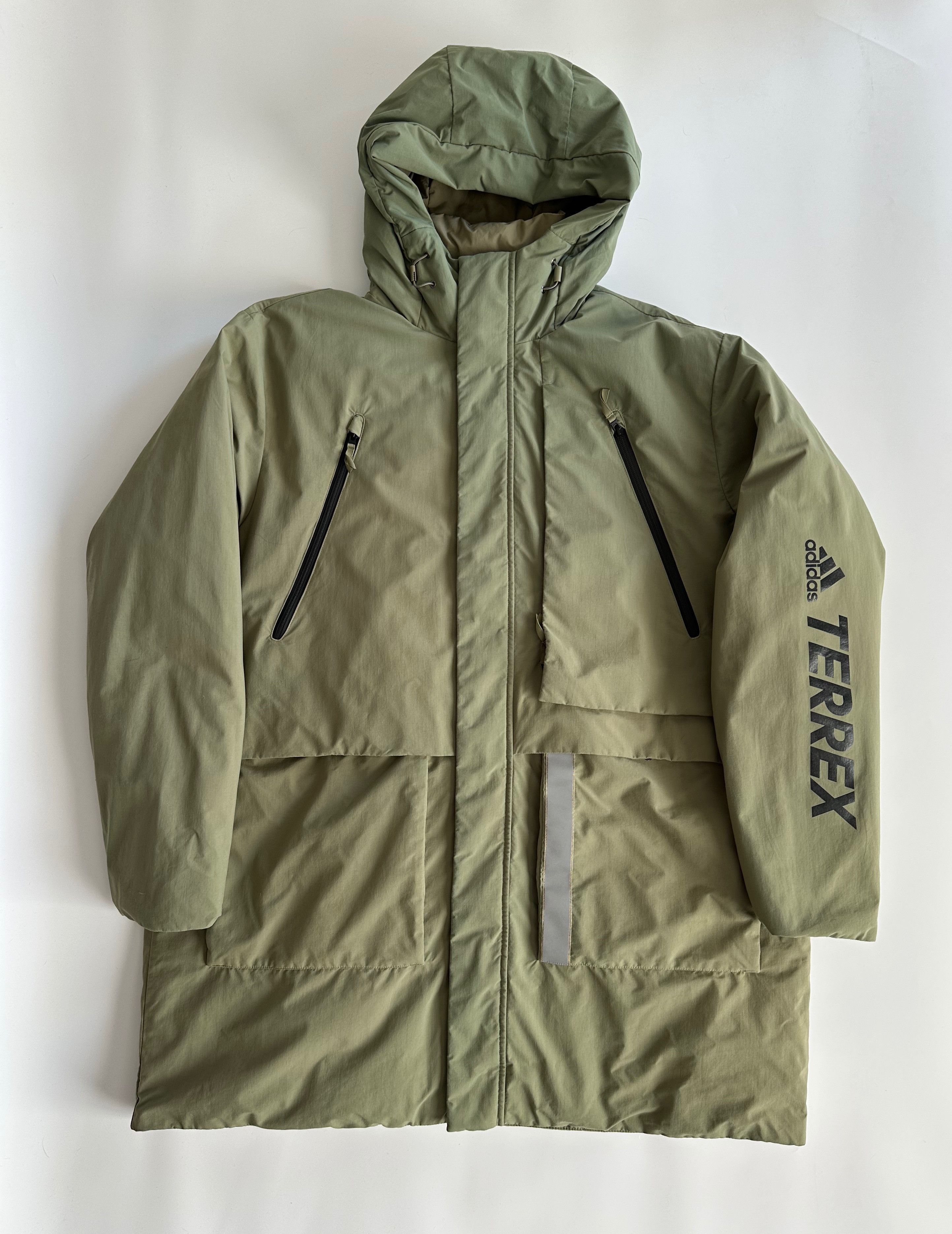 Adidas Adidas Terex techniacal Mid Down parka jacket hooded Size US L / EU 52-54 / 3 - 1 Thumbnail
