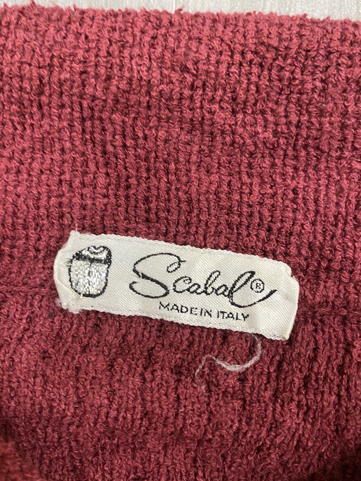 SCABAL Vintage Italian Knit Zip-Up Sweater by Scabal - Made Italy Size US S / EU 44-46 / 1 - 9 Thumbnail