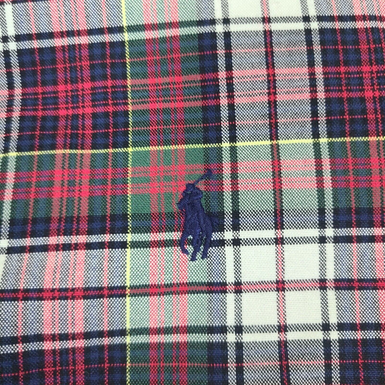 Polo Ralph Lauren Ralph Lauren Mens Size XL The Big Oxford Red Plaid Button Up Size US XL / EU 56 / 4 - 2 Thumbnail