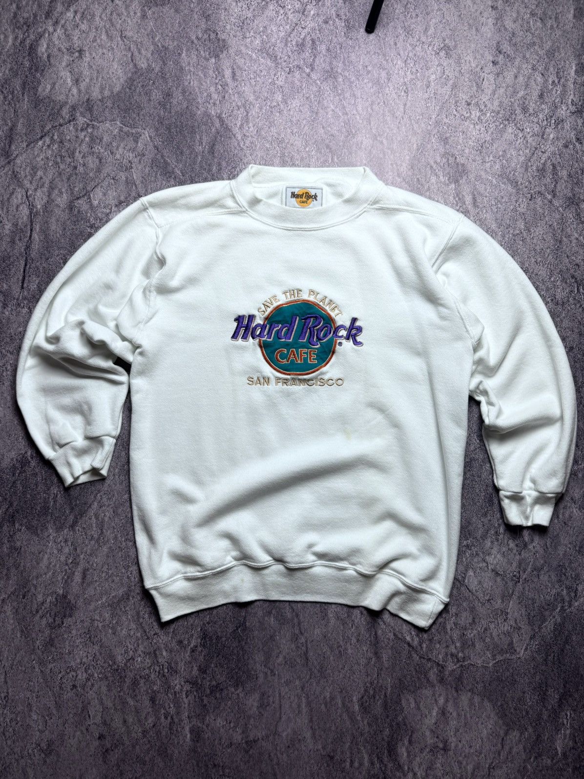 Hard Rock Cafe × Vintage 90s vintage Hard Rock Cafe San Francisco baggy sweatshirt Size US M / EU 48-50 / 2 - 1 Thumbnail