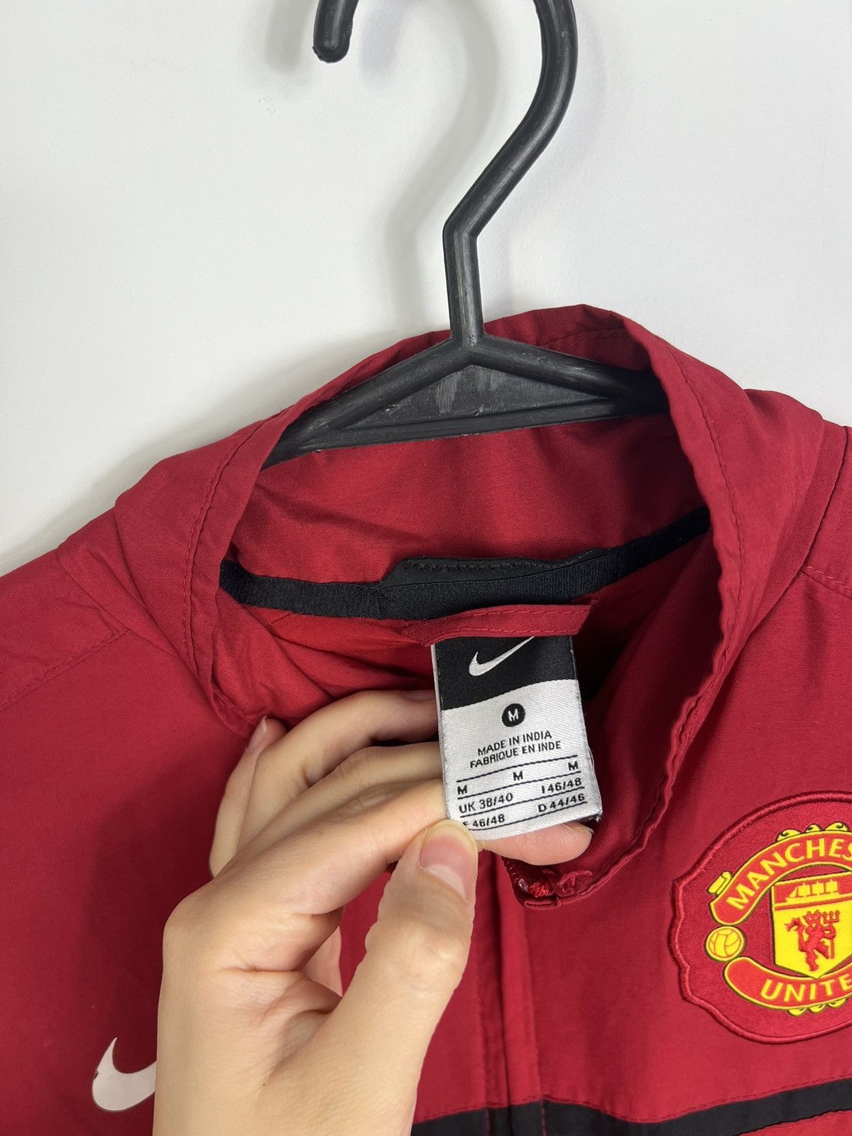 Nike × Vintage Jacket Nike Manchester United 2009/2010 football zipped Size US M / EU 48-50 / 2 - 3 Thumbnail