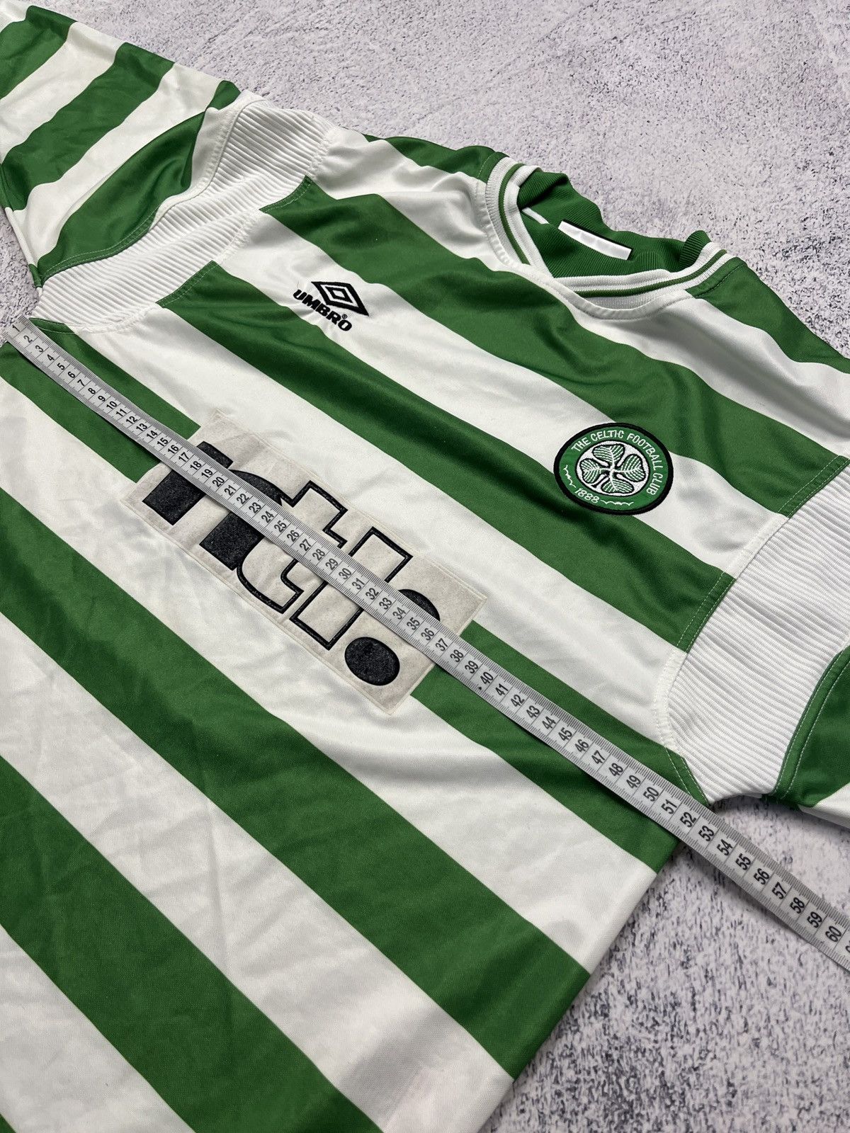 Umbro Vintage Umbro Celtic 1999/01 Home Soccer Jersey Long Sleeve Size US M / EU 48-50 / 2 - 17 Thumbnail