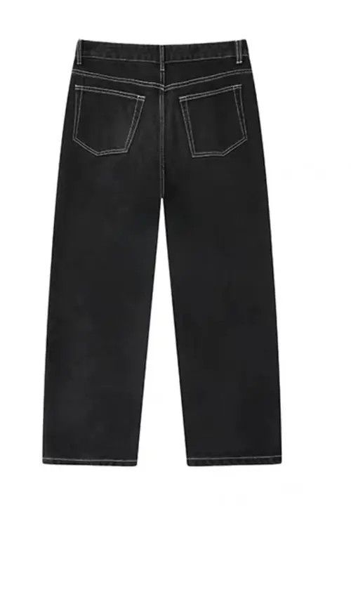 VIBE Black star towel embroidered jeans Size US 34 / EU 50 - 6 Thumbnail