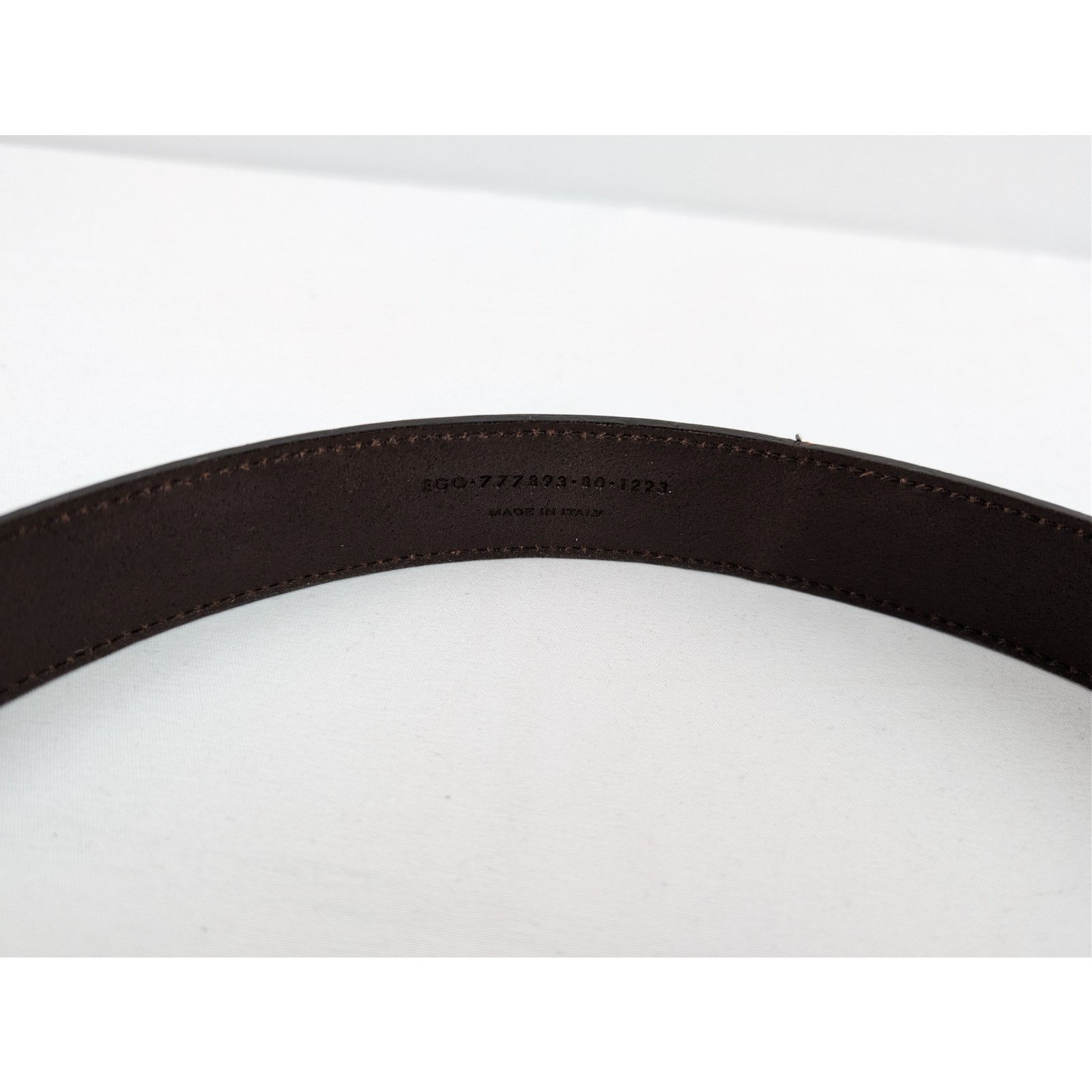 Saint Laurent Paris o1rshd1 Size: 85 / YSL Cintura Vegetal Icard Aged Belt Brown Size 34 - 6 Thumbnail