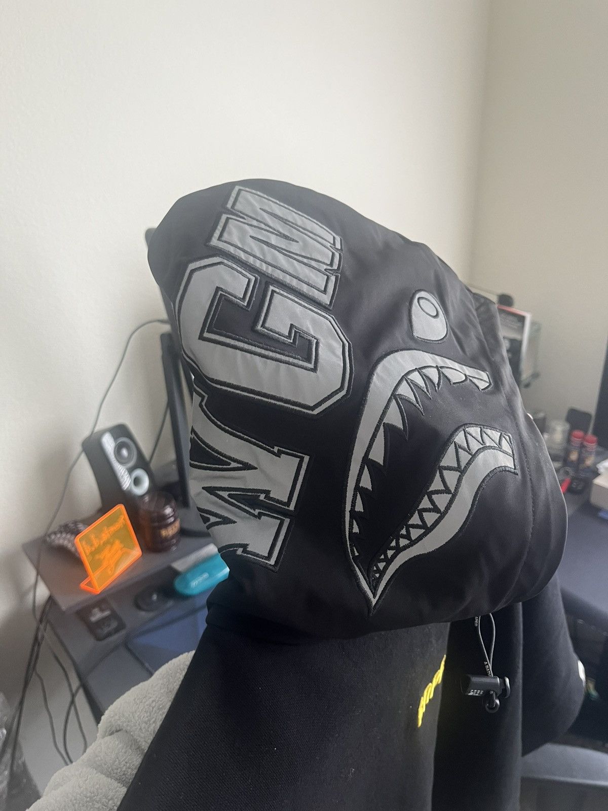 Bape Bape In Transit Shark Short Sleeve Hoodie Size US L / EU 52-54 / 3 - 4 Thumbnail
