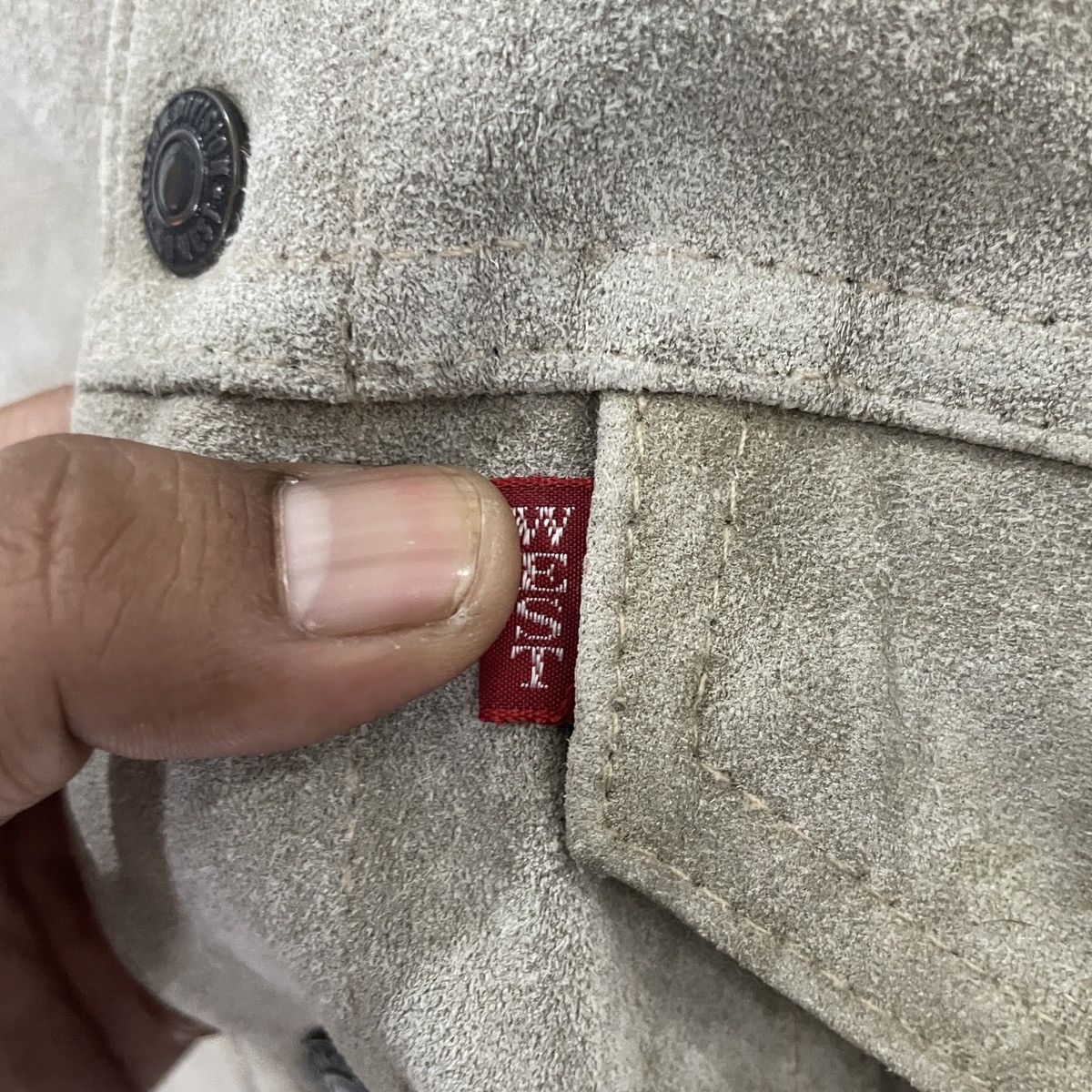 Japanese Brand Vintage West Leather Jacket Size L / US 10 / IT 46 - 5 Thumbnail