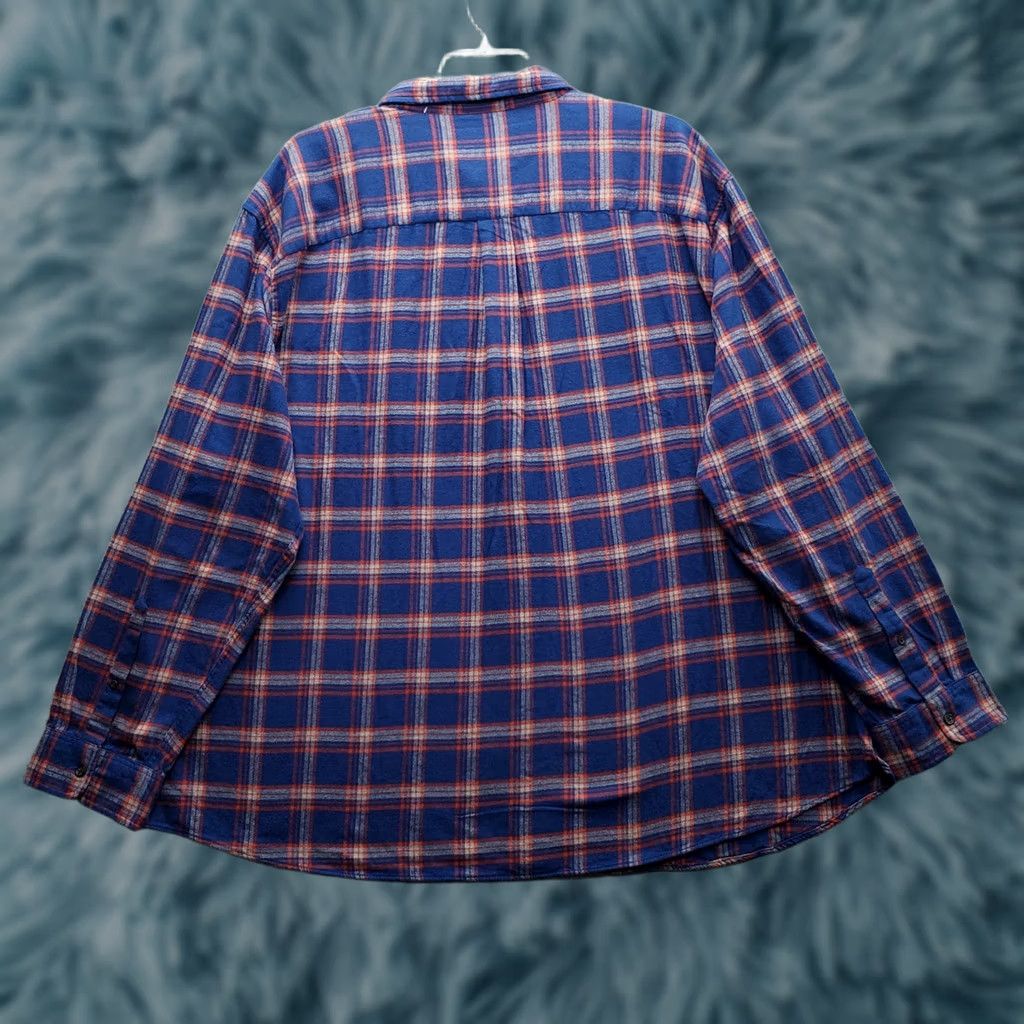 Vintage St. John's Bay Shirt Mens 4XL Multi Plaid Flannel Button-Down Classic Button Up Casual Size US XXL / EU 58 / 5 - 1 Thumbnail