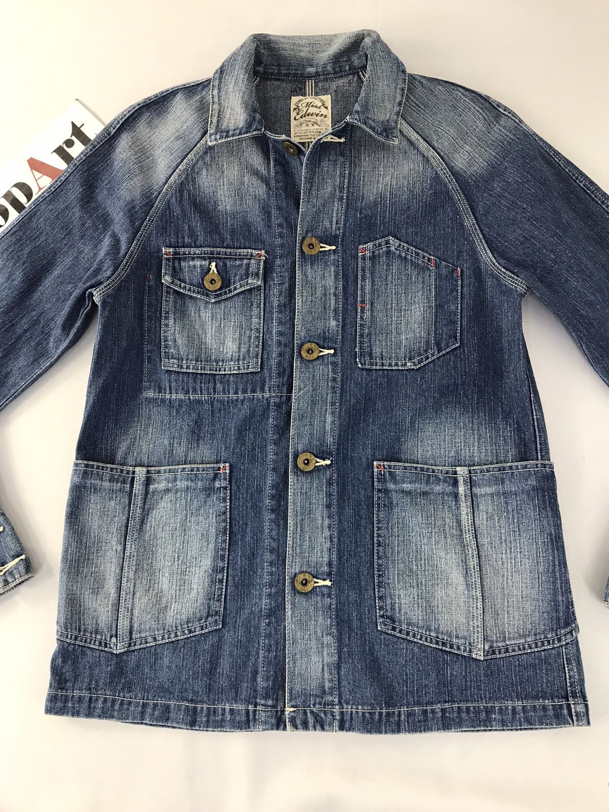 Edwin × Japanese Brand × Vintage Vintage Miss Edwin Jacket Coat Unisex Button Up Style Size US S / EU 44-46 / 1 - 3 Thumbnail