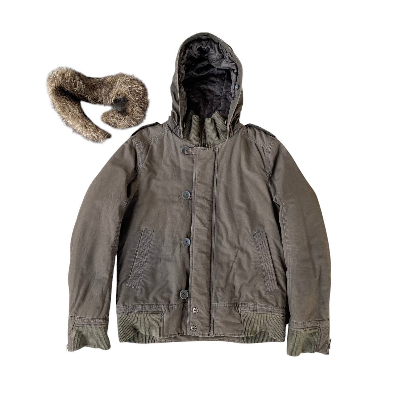 Dickies VINTAGE DICKIES COLD JACKET FUR HOODIE MILITARY GREEN Size US M / EU 48-50 / 2 - 4 Thumbnail
