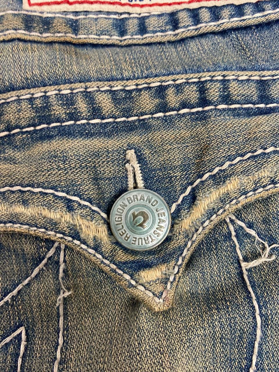 True Religion vintage true religion bootcut distressed denim made in usa Size US 34 / EU 50 - 4 Thumbnail