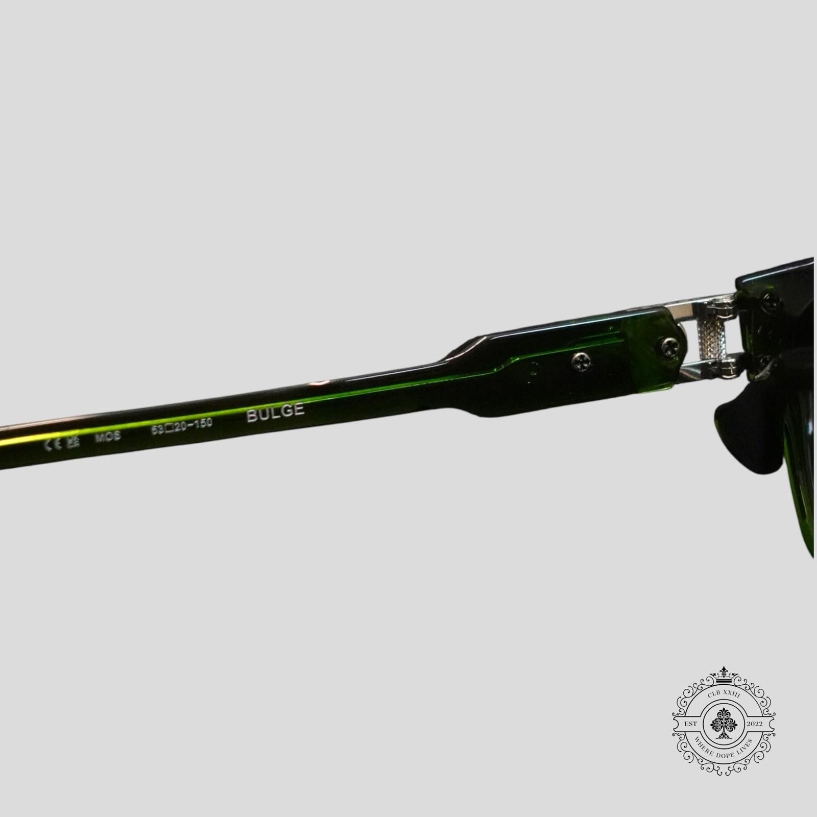 Chrome Hearts Chrome Hearts Bulge Glasses in Green/Silver Size ONE SIZE - 6 Thumbnail