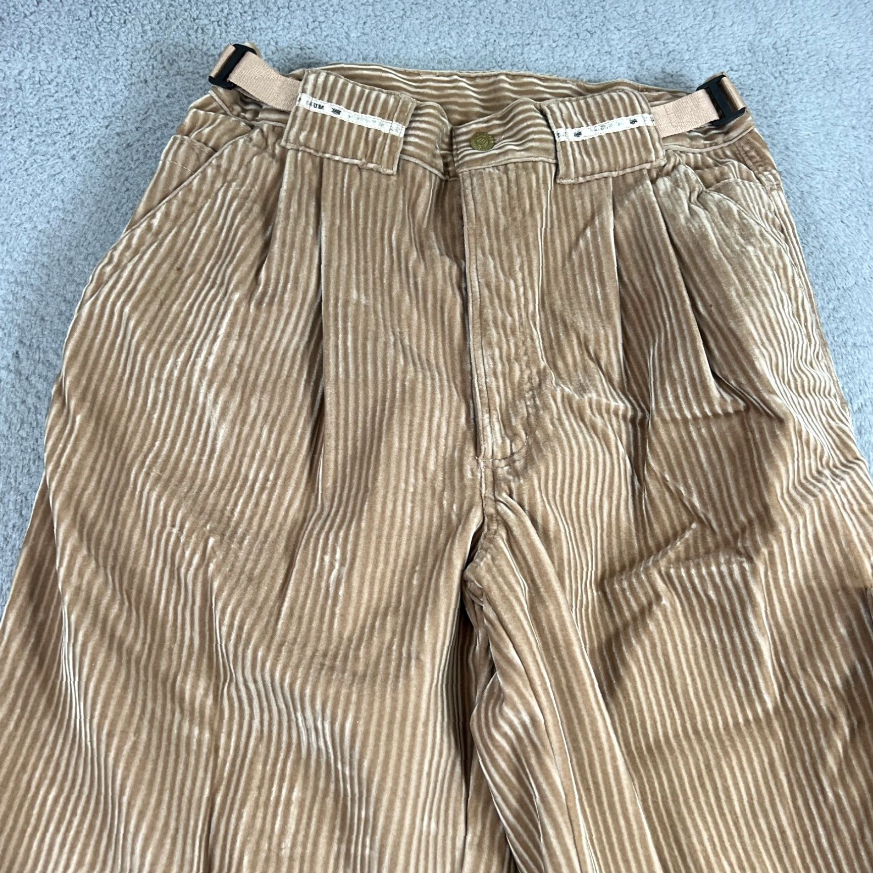 Vintage VINTAGE Bare Fox Pants Men M Brown Corduroy Carpenter Baggy Big Pocket Y2K Distressed Retro Hipster Size US 31 - 2 Thumbnail