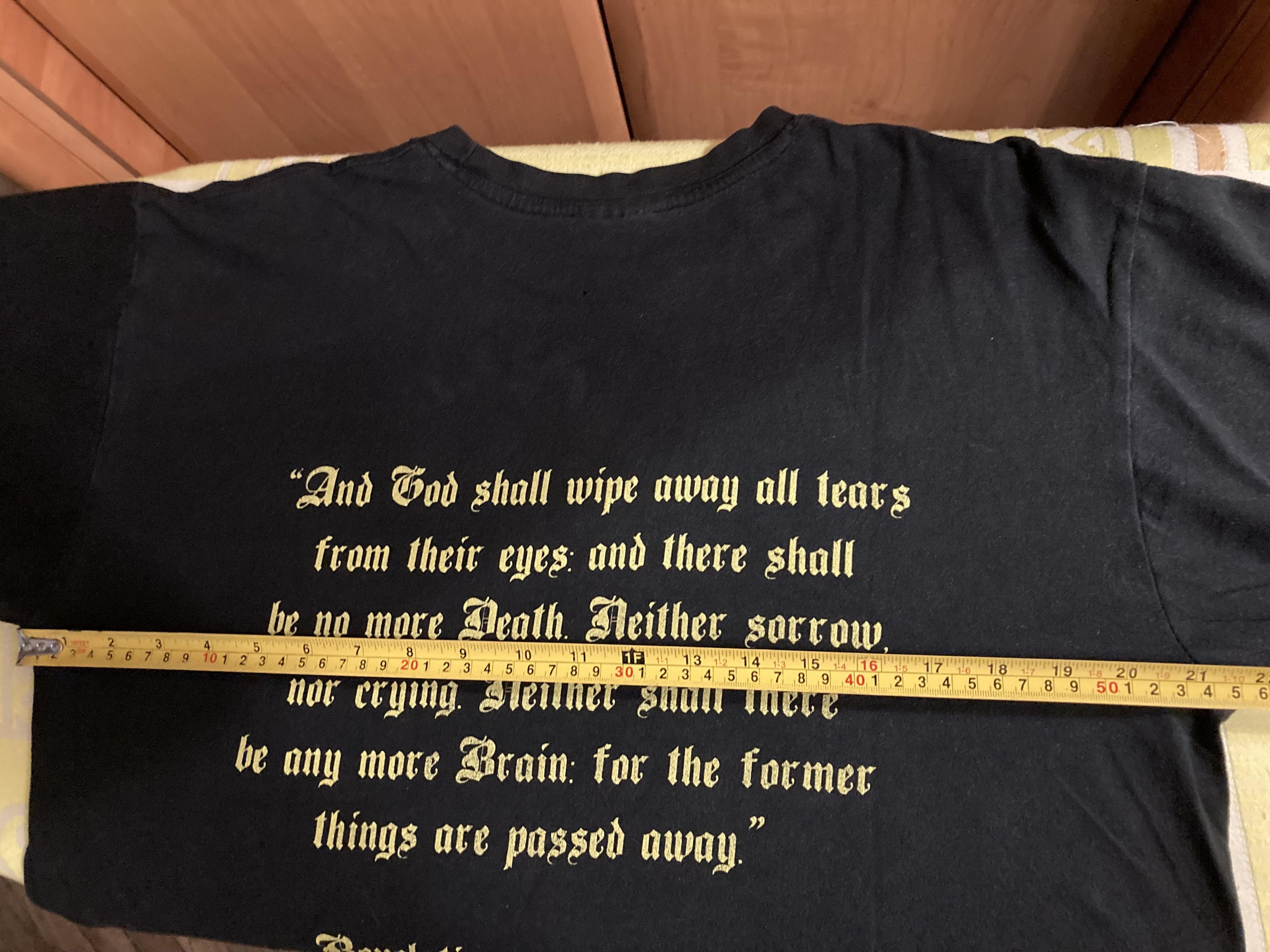 Band Tees × Iron Maiden × Vintage Vintage Iron Maiden Shirt Piece Of Mind 2004 Size US L / EU 52-54 / 3 - 8 Thumbnail