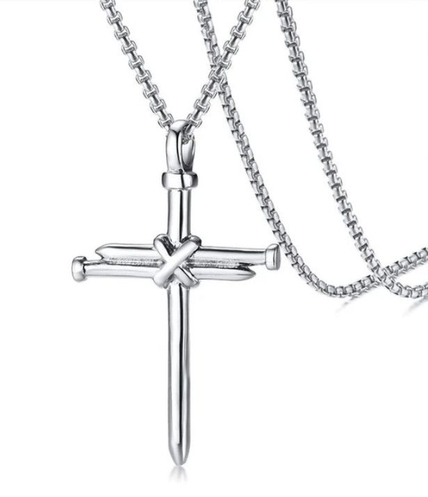 Jewelry Abstract Cross Punk Necklace Chain Size ONE SIZE - 3 Thumbnail
