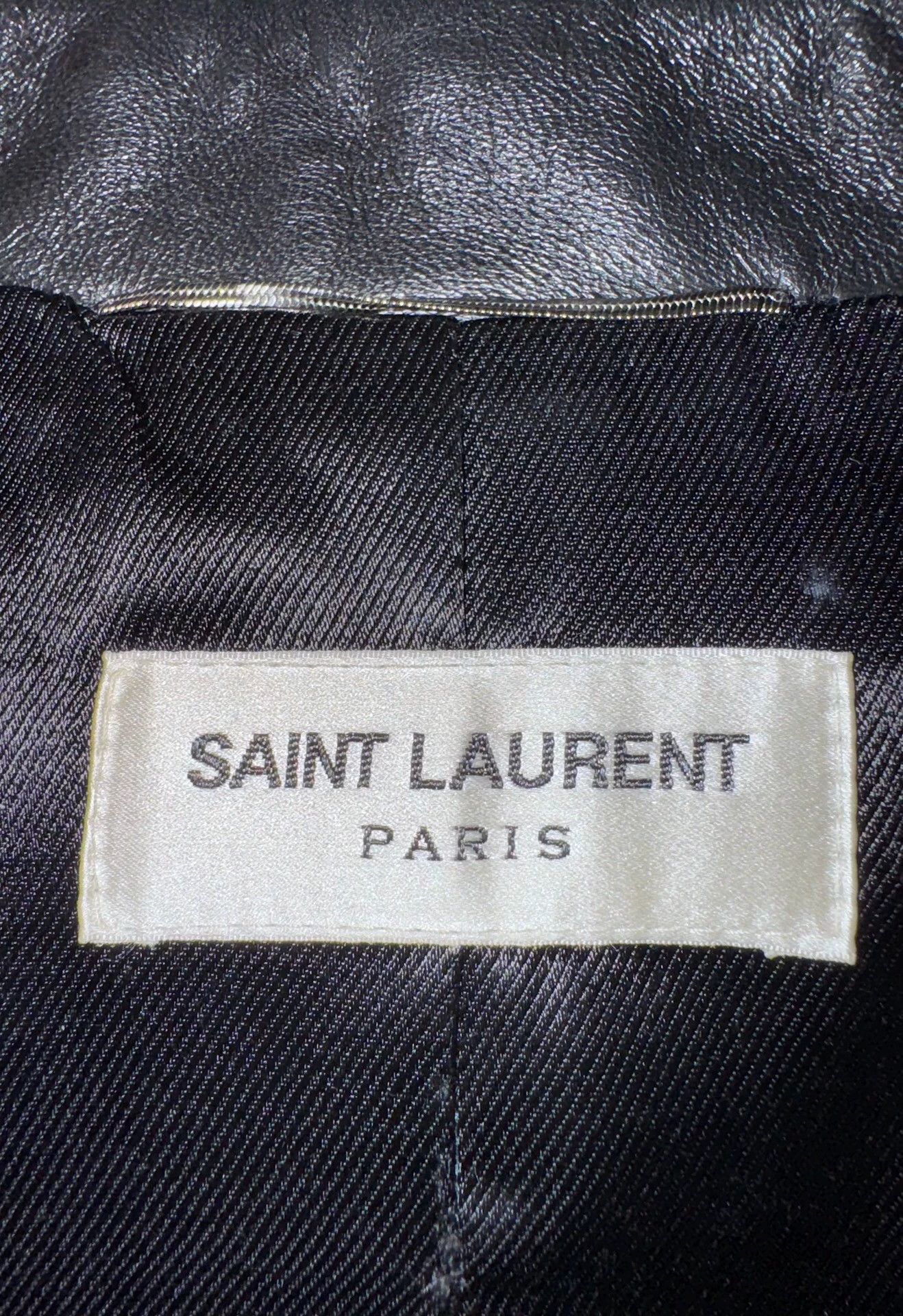 Saint Laurent Paris Saint Laurent SLP lambskin five-zip motorcycle jacket Size US S / EU 44-46 / 1 - 7 Thumbnail