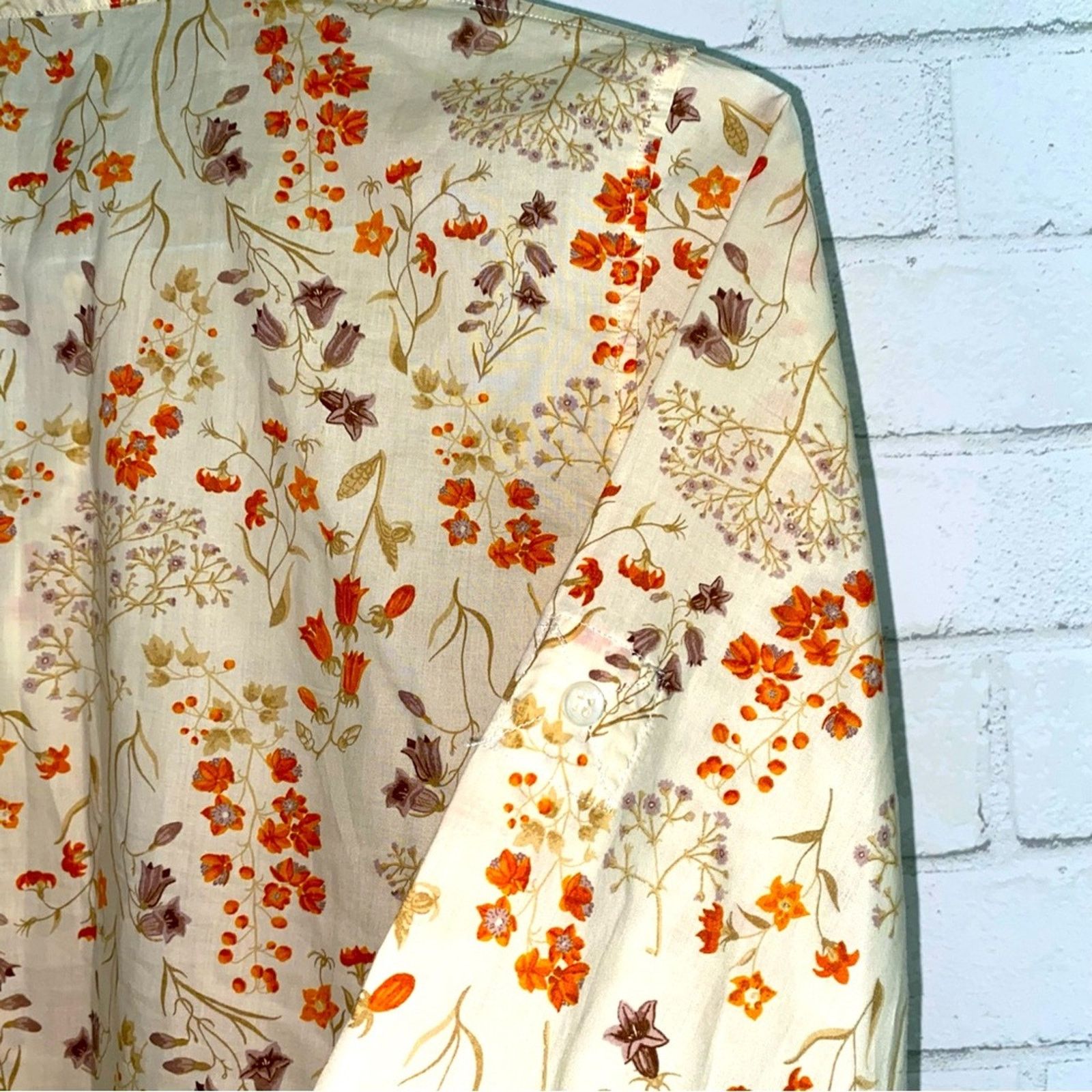 Grifoni Mauro Grifoni Italy $480 Floral Cotton Shirt Dress 4-6 Size S / US 4 / IT 40 - 9 Thumbnail