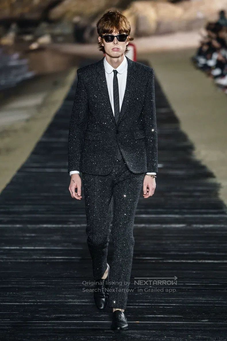 Saint Laurent Paris Saint Laurent Paris Luxury Beaded Trousers Size US 32 / EU 48 - 7 Thumbnail