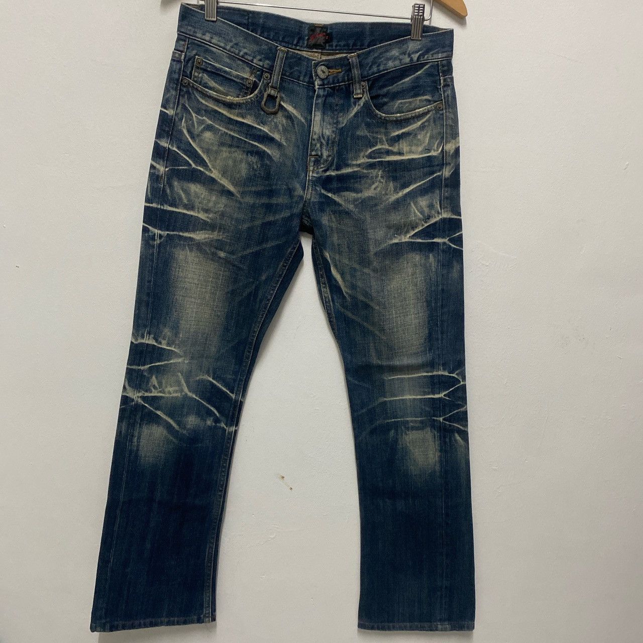 Vintage Jackrose Distressed Denim Acid Wash