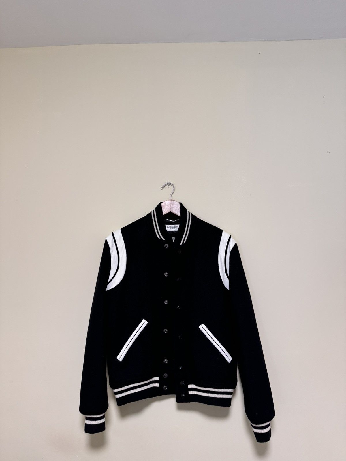 Saint Laurent Paris Saint Laurent Paris Teddy Jacket in Wool Size US M / EU 48-50 / 2 - 1 Thumbnail