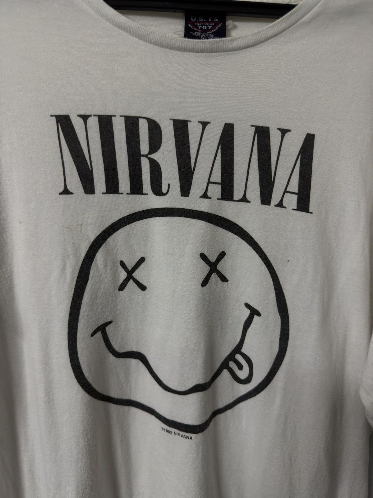 Nirvana Nirvana 90s Smiley Tee Vintage Size US L / EU 52-54 / 3 - 3 Thumbnail